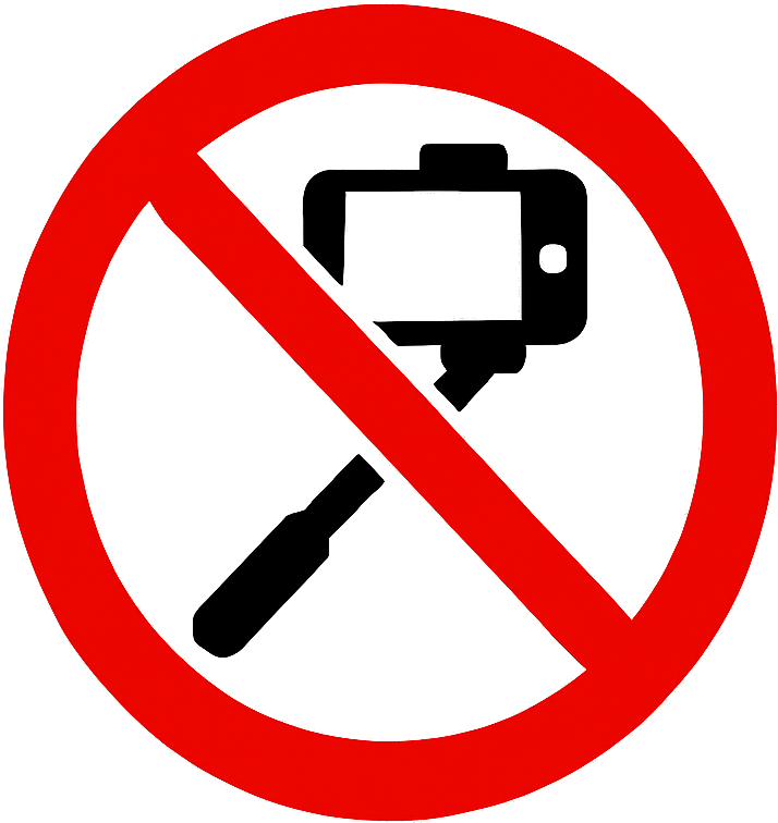 No selfies